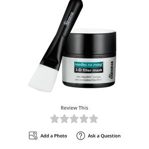 Dr Brandt Needles no more 3-D volumizing mask